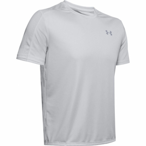 Under Armour SPEED STRIDE SHORTSLEEVE šedá M - Pánské triko