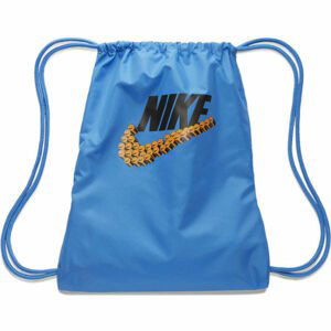 Nike GRAPHIC GYMSACK Gymsack, Modrá,Černá,Zlatá, velikost