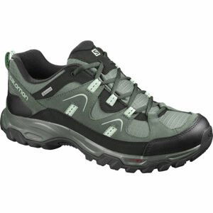 Salomon FORTALEZA GTX Pánská outdoorová obuv, zelená, velikost 44 2/3