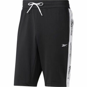 Reebok TE LINEAR LOGO SHORT Pánské šortky, černá, velikost XL