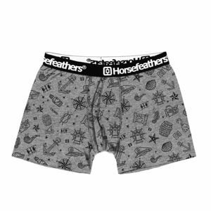 Horsefeathers SIDNEY BOXER SHORTS šedá M - Pánské boxerky