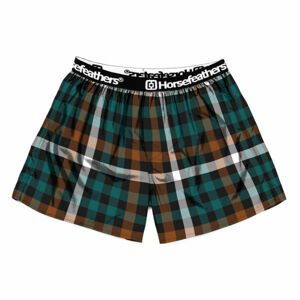 Horsefeathers CLAY BOXER SHORTS Pánské boxerky, tyrkysová, velikost S