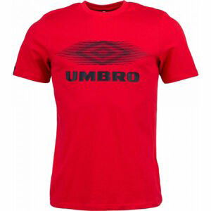 Umbro FW MOIRE GRAPHIC TEE červená M - Pánské triko