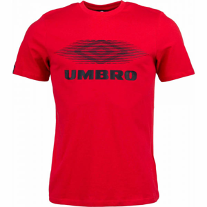 Umbro FW MOIRE GRAPHIC TEE červená XXL - Pánské triko