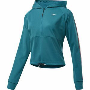 Reebok WOR Quarter Zip Dámská mikina, zelená, velikost S