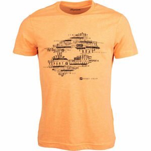 Lotto TEE LOSANGA JS Pánské tričko, Oranžová,Černá, velikost