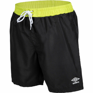 Umbro CONTRAST SWIM SHORT Pánské koupací šortky, černá, velikost S