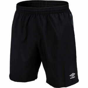 Umbro TRAINING WOVEN SHORT Pánské sportovní šortky, Černá,Bílá, velikost