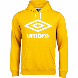 Umbro LARGE LOGO OH HOODIE žlutá M - Pánská mikina