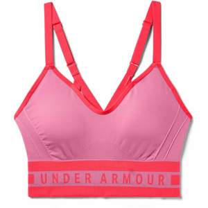 Under Armour SEAMLESS LONGLINE BRA růžová S - Dámská podprsenka