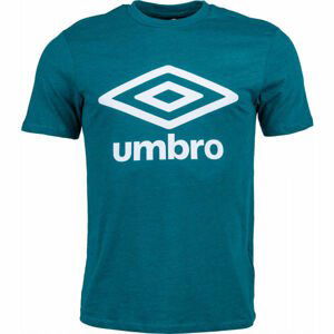 Umbro FW LARGE LOGO COTTON TEE zelená L - Pánské tričko