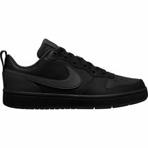 Nike COURT BOROUGH LOW 2 GS černá 4.5 - Dětská volnočasová obuv
