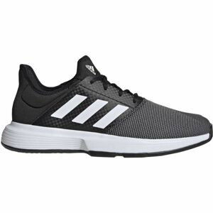 adidas GAMECOURT M Pánská tenisová obuv, černá, velikost 46 2/3