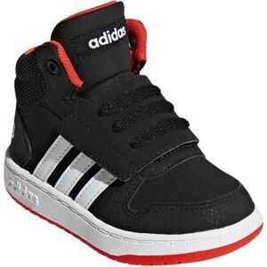 adidas HOOPS MID 2.0 I Dětská volnočasová obuv, černá, velikost 22