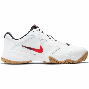 Nike COURT LITE 2 Pánská tenisová obuv, Bílá,Černá,Červená,Hnědá, velikost 9