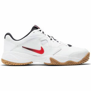 Nike COURT LITE 2 Pánská tenisová obuv, Bílá,Černá,Červená,Hnědá, velikost 11