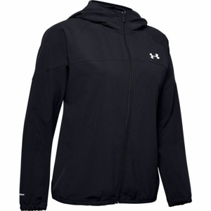 Under Armour WOVEN HOODIED JACKET černá L - Dámská bunda