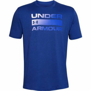 Under Armour TEAM ISSUE WORDMARK SS tmavě modrá L - Pánské triko