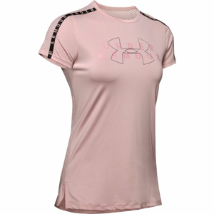 Under Armour ARMOUR SPORT LOGO SS růžová XL - Dámské triko