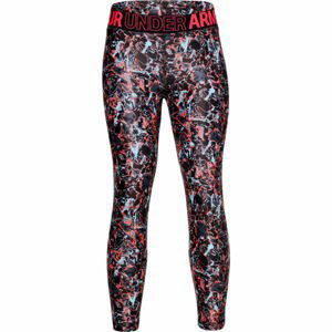 Under Armour ARMOUR HG PRINTED CROP Dívčí legíny, Mix, velikost XS