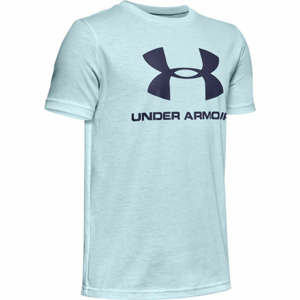 Under Armour SPORTSTYLE LOGO SS Chlapecké triko, Modrá, velikost L