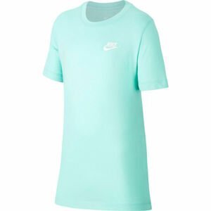 Nike NSW TEE EMB FUTURA B Chlapecké tričko, Tyrkysová, velikost S