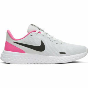 Nike REVOLUTION 5 (GS) Dětská běžecká obuv, šedá, velikost 40