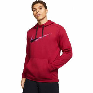 Nike DRY HOODIE PO SWOOSH M Pánská mikina, červená, velikost XXL