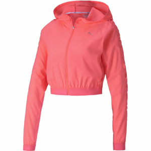 Puma BE BOLD WOVEN JACKET Dámská sportovní bunda, oranžová, velikost M