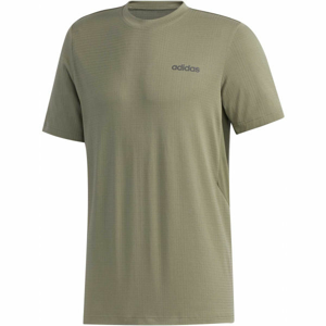 adidas MENS FAST AND CONFIDENT TEE Pánské tričko, khaki, velikost XXL