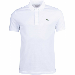 Lacoste SLIM SHORT SLEEVE POLO bílá XXL - Pánské polo tričko