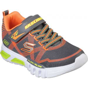 Skechers S-LIGHTS: FLEX-GLOW tmavě šedá 28 - Chlapecké blikající tenisky