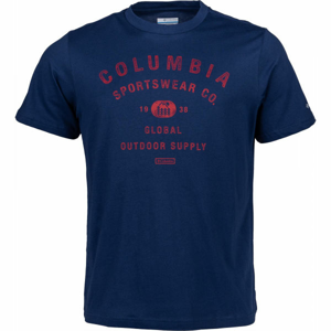 Columbia M PATH LAKE GRAPHIC TEE modrá S - Pánské triko