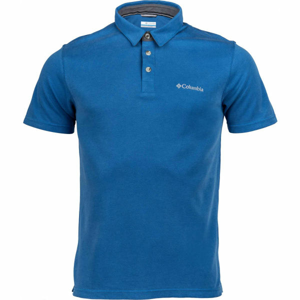 Columbia NELSON POINT POLO modrá XL - Pánské triko