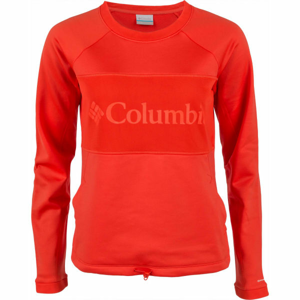 Columbia WINDGATES FLEECE CREW oranžová L - Dámská fleecová mikina