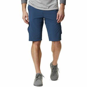 Columbia SILVER RIDGE™ II CARGO SHORT Pánské outdoorové kraťasy, Modrá, velikost 38/10