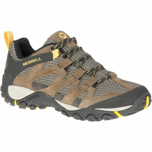 Merrell ALVERSTONE Dámské outdoorové boty, Hnědá,Šedá,Žlutá, velikost 6.5