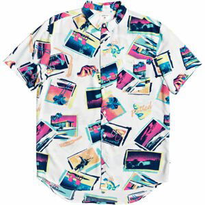 Quiksilver VACANCY SHIRT SS bílá XL - Pánská košile