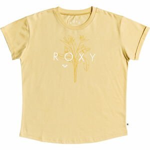 Roxy EPIC AFTERNOON LOGO žlutá XS - Dámské tričko