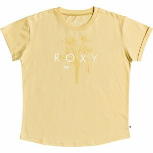 Roxy EPIC AFTERNOON LOGO Dámské tričko, žlutá, velikost M