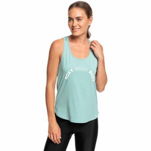 Roxy KEEP TRAINING TANK Dámský tréninkový top, tyrkysová, velikost XS