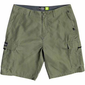 Quiksilver ROGUE SURFWASH AMPHIBIAN 20 Pánské módní/koupací šortky, khaki, velikost 34