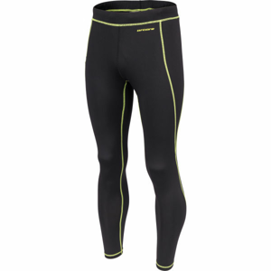 Arcore HELIOS Pánské běžecké kalhoty, Černá,Žlutá, velikost