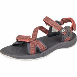 Jack Wolfskin LAKEWOOD RIDE SANDAL Dámské sandály, tmavě šedá, velikost 43