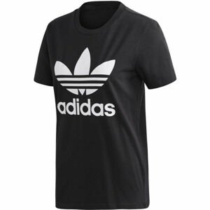 adidas TREFOIL TEE Dámské tričko, černá, velikost 38
