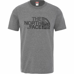 The North Face WOOD DOME TEE šedá S - Pánské tričko