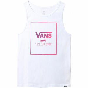 Vans MN PRINT BOX TANK Pánský nátělník, bílá, velikost XS