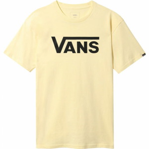 Vans MN CLASSIC DOUBLE Pánské triko, Žlutá,Černá, velikost M