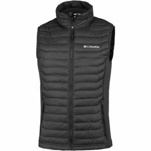 Columbia POWDER PASS VEST Pánská outdoorová vesta, černá, veľkosť L