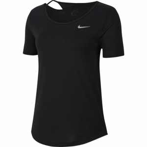 Nike TOP SS RUNWAY W černá XL - Dámské běžecké tričko